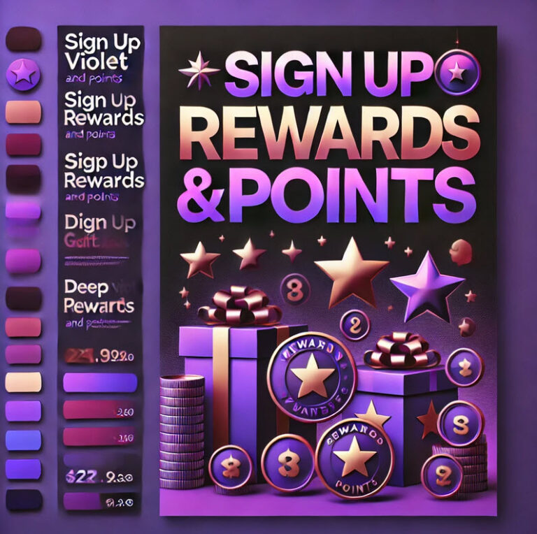 sign up rewards