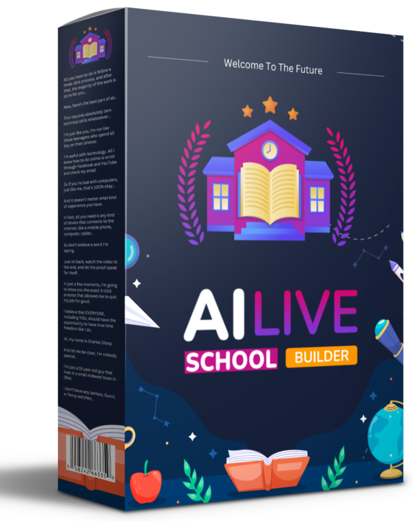 ai live school builder + otos